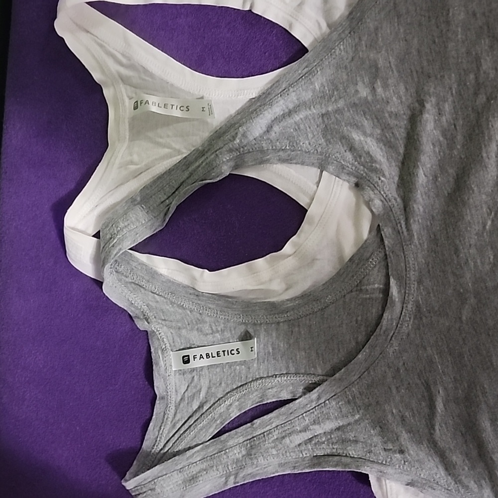 NWOT Wms Sz M Fabletics Cotton T-back Tank